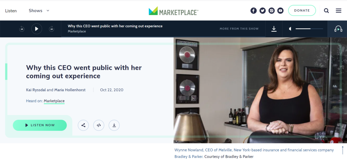 CEO Wynne Nowland Featured on Nationwide Marketplace Podcast