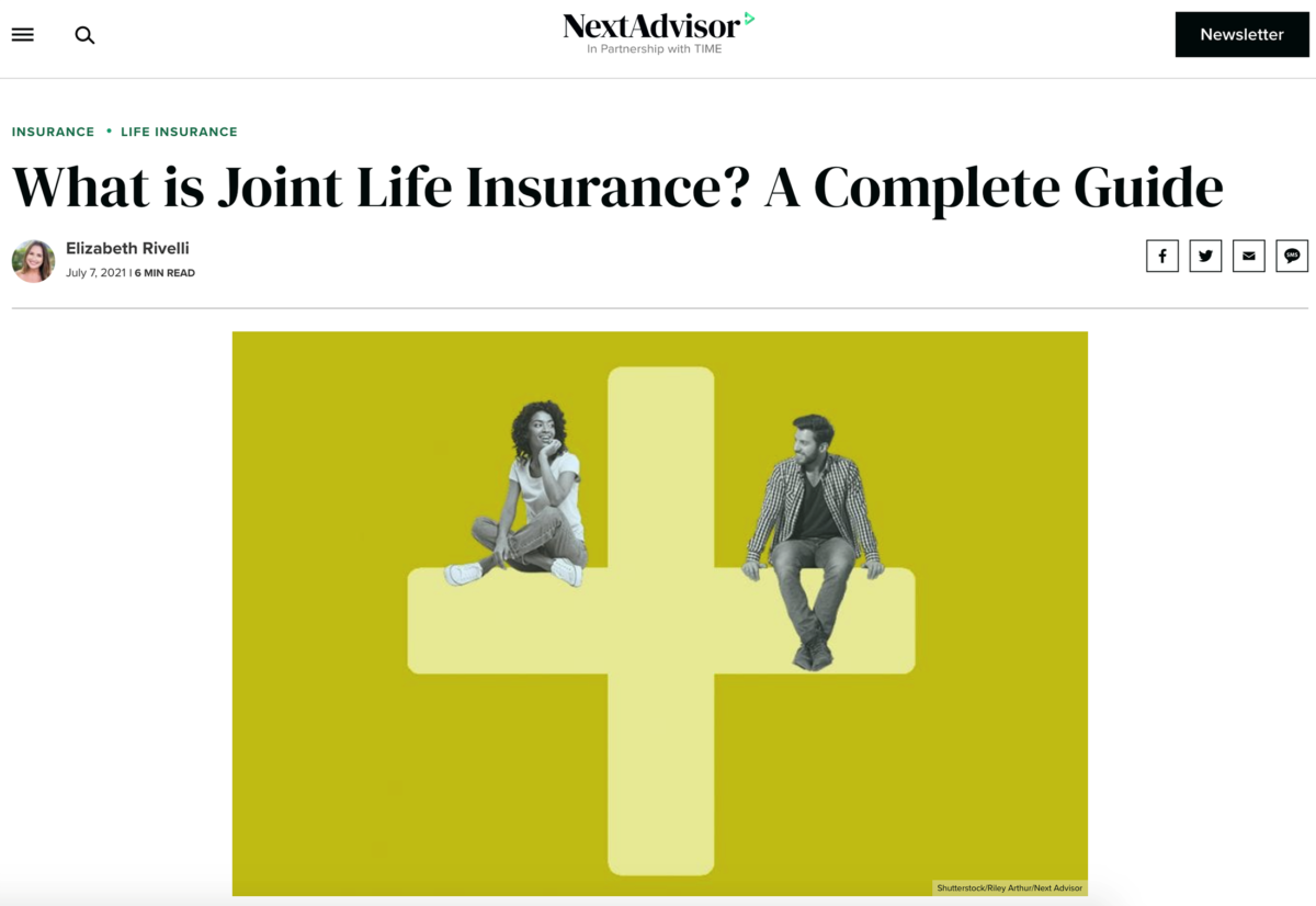 NextAdvisor Quotes SVP Joe Sellitto in an Article on Joint Life Insurance