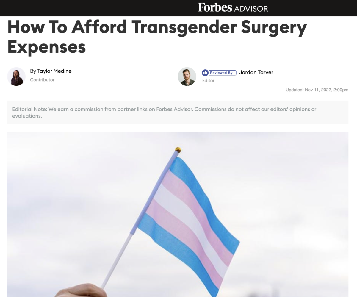 How To Afford Transgender Surgery Expenses